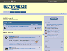 Tablet Screenshot of multifornia.de